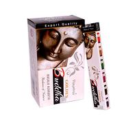 Total Vijayshree Golden Buddha Lot de 6 boîtes de 120 bâtons d'encens Parfum indien