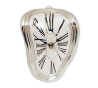 Totalcadeau Horloge coulante Salvador Dali - Argent