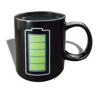 Totalcadeau Mug Thermo-réactif Batterie Rechargée