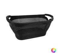 Totalcadeau Panier à linge rectangulaire - Blanc