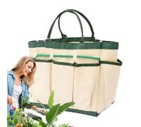 Tote de jardin Portable Robuste Imperméable Intensif | Avec de multiples poches pratiques pour gadgets, outils à main, pinces, pulvérisateur, gants, ciseaux, marteau, clous,