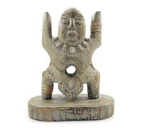 Totem << Koh Lanta >> en bois 30cm, déco tribale et trophée d'aventure