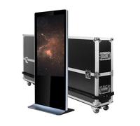 Totem vidéo 43'', FULL HD, 500 cd, 24h/7j, Indoor + Flightcase