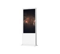 Totem vidéo 43'', FULL HD, 500 cd, 24h/7j, Indoor, Tactile, Blanc