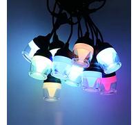 TOTITOM Guirlande lumineuse LED, guirlande lumineuse extérieure étanche RVB lumières colorées, lumière décorative pour Noël à la maison(NOUS) Cadeau de Saint Valentin