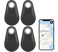 TOTMOX 4X Smart Finder Key Tracker Bluetooth Localisateur Smart Tag Samsung Télécommande pour Enfant Localisation Téléphone Clés Portefeuilles Bagages