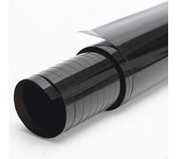 TOTMOX Film teinté Solaire pour fenêtre de Voiture, 3 m x 50 cm, Film Pet Anti-Rayures, Universel pour Voiture, Isolation Thermique, Film de Protection Solaire Noir foncé, Transmission 5%