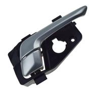 TOTMOX Poignée de porte intérieure de voiture, poignée de tirage de porte argent noir, poignées de porte intérieures compatibles avec Kia Picanto/Morning 2011-2016, arrière droite