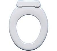 Toto WC siège de spécification Olfa Universal sans couvercle 0720002 avec Rueckbrett, charnière en acier inoxydable, noir