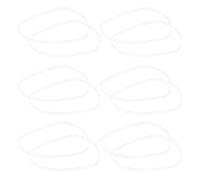 Totority 100 Pièces Élastiques Transparents Réutilisables en Caoutchouc Haute Élasticité Aspect Invisible pour Stylos et Livres pour Activités DIY et Fournitures de Bureau