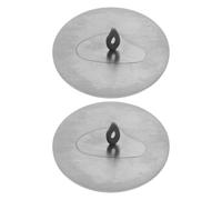 Totority 2 Pièces Couvercle Coupe-Flamme pour Bougie 3, 2 Pouces | Bocal Parfumé, Forme Ronde Argentée, Surface Métal, Usage Chambre et Salon