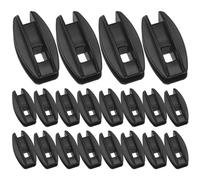 Totority 25 Pièces Isolateur Facile Clôture en Plastique pour Solide et Installer, Gestion des Zones D'élevage Applications Agricoles