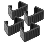 Totority 4 Pièces Canapé Clip Extérieur Pince pour Canapé en Rotin Plastique Noir Maintien Forme Prise Ferme Intérieur et Extérieur