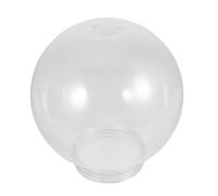 Totority Abat-jour Design Simple et Élégant avec Ouverture de 12cm Globe Sphérique en Acrylique Transparent Éclairage Lumineux pour Applique Murale Extérieure pour Jardin