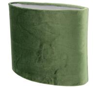 Totority Abat-jour Ovale Vert Clair en Tissu et Métal pour Lampadaires de Salon Démontage Simple Culot E27/e14