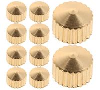 Totority D'écrous de Fixation pour Horloges Murales et Quartz Kit de 20 Pièces en Métal Doré Accessoires de Réparation Horlogerie DIY Faciles à Remplacer