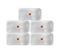 Totority Déshumidificateur Gel De Silice 40 g X5 Indicateur Réutilisable Orange, Absorbeur D'humidité Pour Coffres-forts Et Sacs Pour Appareil Photo, Paquets Déshydratants