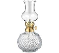 Totority Lanterne à Pétrole Vintage Romantique pour Usage Intérieur Lampe à Huile en Verre Rustique Décorative pour Mariage et Décoration de Maison