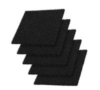 Totority Lot de 6 Filtres à Charbon pour Poubelle Cuisine, Coussin Désodorisant en Éponge Filtrante Noire, Élimine Mauvaises Odeurs, Pratique pour Compost