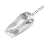 Totority Pelle à Glace en Acier Inoxydable à Fond Rond, Usage la Cuisine | Surface Lisse, Prise Confortable, Entretien Facile, pour Thé, Maison, Bonbons, Glaçons, Argenté