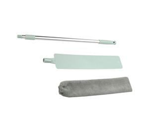 Totority Plumeau Antistatique Flexible en Fibre Synthétique, Balai à Poussière Extensible et Lavable pour Nettoyage Maison sous Lit Design Télescopique et Pliable