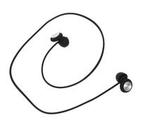 Totority Protection Auditive Silicone Anti-bruit pour Sommeil et Travail avec Cordon Noir Motif CD et Boîtier Portable