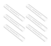 Totority Règle de microblading flexible en PVC 6pcs, échelle pour sourcils, outil de cartographie réutilisable facile à stocker, pour artistes tatoueurs et services à domicile