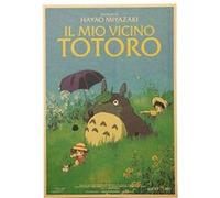 Totoro Mon Voisin Anime Affiche Hayao Miyazaki Film Animation Art Sticker Mural - 50,5 x 35 cm (Style 14) G