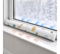 Totsy Baby Boudin de Porte pour Portes et fenêtres - 90 cm - Coussin de positionnement latéral - pour Bordure ou Porte - Isolation Acoustique - Coton - Safari