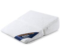 Totsy Baby Coussin de Lecture pour Lit & Triangulaire Tête de Lit 64x62 cm - Oreiller Anti Reflux Rehausseur Matelas Adulte - Housse Lavable Öko-Tex