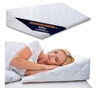 Totsy Baby Coussin de Lecture Triangulaire pour Lit 45x90 cm - Oreiller Adulte Anti Reflux et Rehausseur de Matelas - Dossier de Lit Confortable - Housse Lavable Oeko-Tex