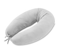 Totsy Baby Coussin pour Dormir sur Le côté 190cm - traversin Plat de Grossesse Oreiller de Corps idéal pour Le Repos et Le Bien-être des Futures Mamans en Forme de C Mousseline Oeko-Tex