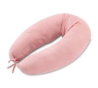 Totsy Baby Coussin pour Dormir sur Le côté 190cm - traversin Plat de Grossesse Oreiller de Corps idéal pour Le Repos et Le Bien-être des Futures Mamans en Forme de C Mousseline Oeko-Tex