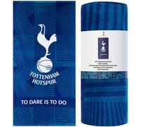 Tottenham Hotspur F.C. Serviette pour homme, femme, adolescent, garçon, 100 % coton avec blason de football, séchage rapide, serviette de bain, natation, gym, vacances, douche, équipement de