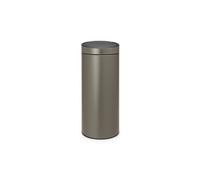Brabantia Poubelle Touch Bin 30 L platinum (gris)