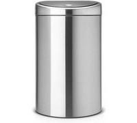 Touch Bin New Recycle 10 l + 23 l Matt Steel - - Argent - Métal