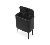Touch Bin Sur Pied 36 L Noir Mat Code R