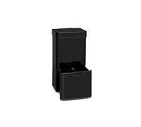 Touchless Black Stainless Steel Poubelle avec capteur 72 litres - Noir