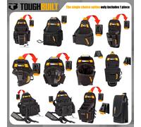 TOUGHBUILT électricien menuiserie outil sac de rangement série résistant à l'usure multifonctionnel Portable pratique seulement 1 pièce boîte à outils TB-CT-36-L7