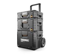 TOUGHBUILT Kit roulant 3 boites à outils Stack Tech - TB-B1S3-B-70R
