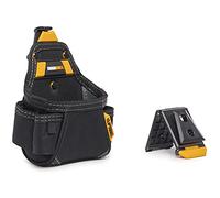 ToughBuilt Mètre Ruban/Pochette Multi-Usage, Pochette à Outils Robuste avec hub ClipTech, Tissu renforcé 1680D, Clip à mesurer, Design Multi-Poches pour Les Professionnels des métiers et