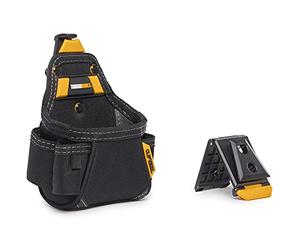 ToughBuilt Mètre Ruban/Pochette Multi-Usage, Pochette à Outils Robuste avec hub ClipTech, Tissu renforcé 1680D, Clip à mesurer, Design Multi-Poches pour Les Professionnels des métiers et