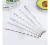 Touillettes Cocktail Acier 19cm Lot de 5 Touillettes Cocktail(10Pcs) | Acier inoxydable 304, longueur 19cm, lot de 5 , pour idéal mariages, résistant corrosion