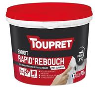 TOUPRET Enduit pour rebouchage rapide en pâte - Intérieur et extérieur - Gris