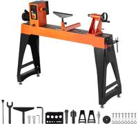 Tour à bois 1500W - 457x1020mm Etabli - Tour à bois vertical 0-3200 t/mn - Idéal pour les projets moyens à grands comme les pieds de table, les vases