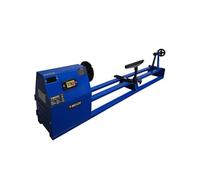 MonsterShop Tour à bois T‑Mech – Vitesses variables 400 W, contre-poupée, ciseaux à bois