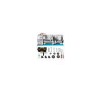 VEVOR Mini tour 220x600mm Tour métal 750W Mini tour pour usinage métal Tour métal précis facile à utiliser