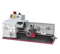 Tour à métaux d'établi hauteur des pointes 75 mm entre-pointes 265 mm alésage 11 mm 0,45 kW 230V vitesses variables Optiturn TU1503V