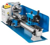 Tour à métaux, puissance 550 W, dimensions 7" x 14", diamètre de la pince de serrage 100 mm, cône de broche MT3, vitesse variable 0-2250 tr/min