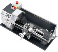 Tour à métaux SucceBuy 8 x 16 pouces, 550 W, machine d'établi à vitesse réglable 0-2500 tr/min